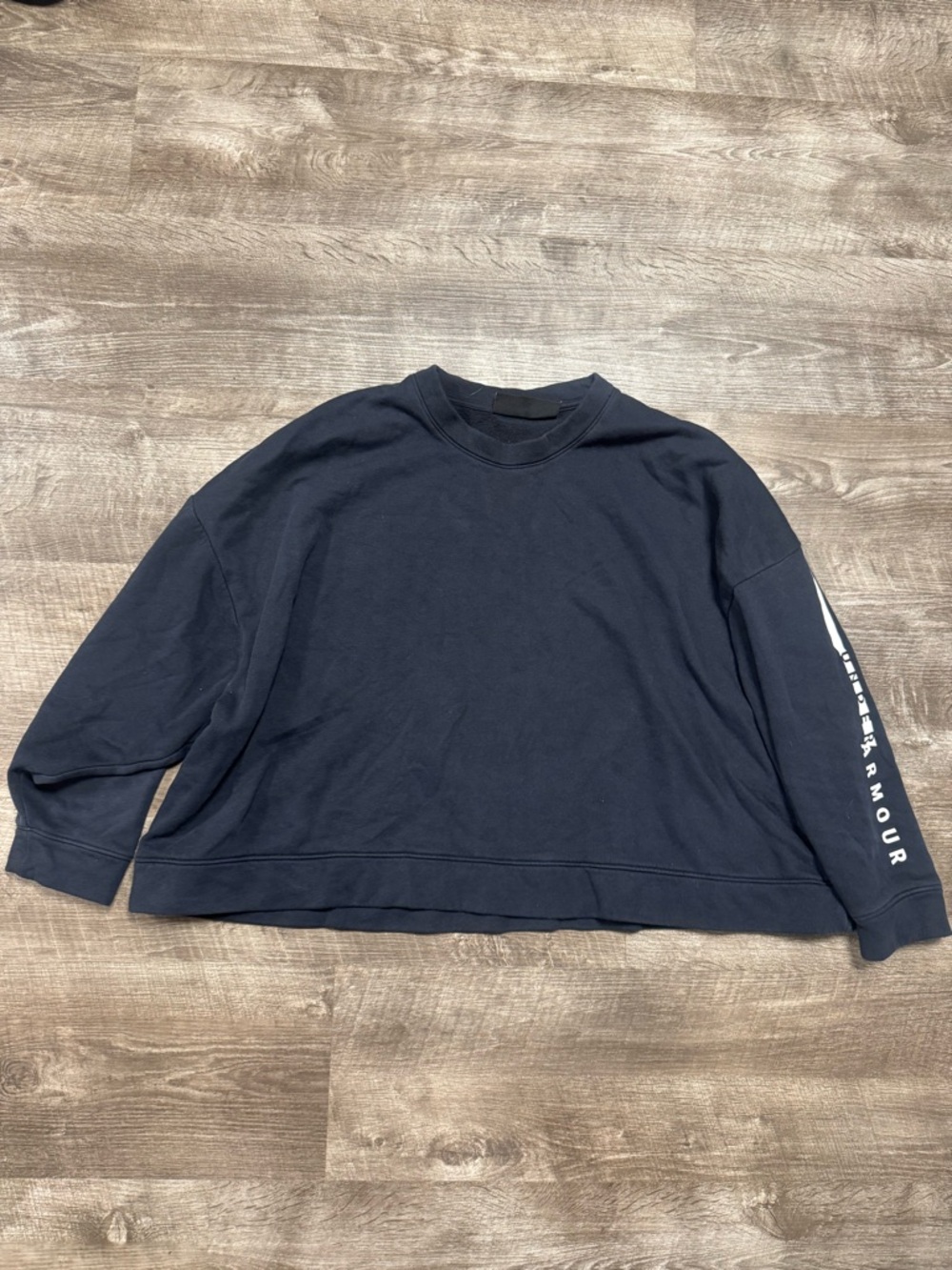 Under Armour Oversized Black Crewneck Sweatshirt Size XS